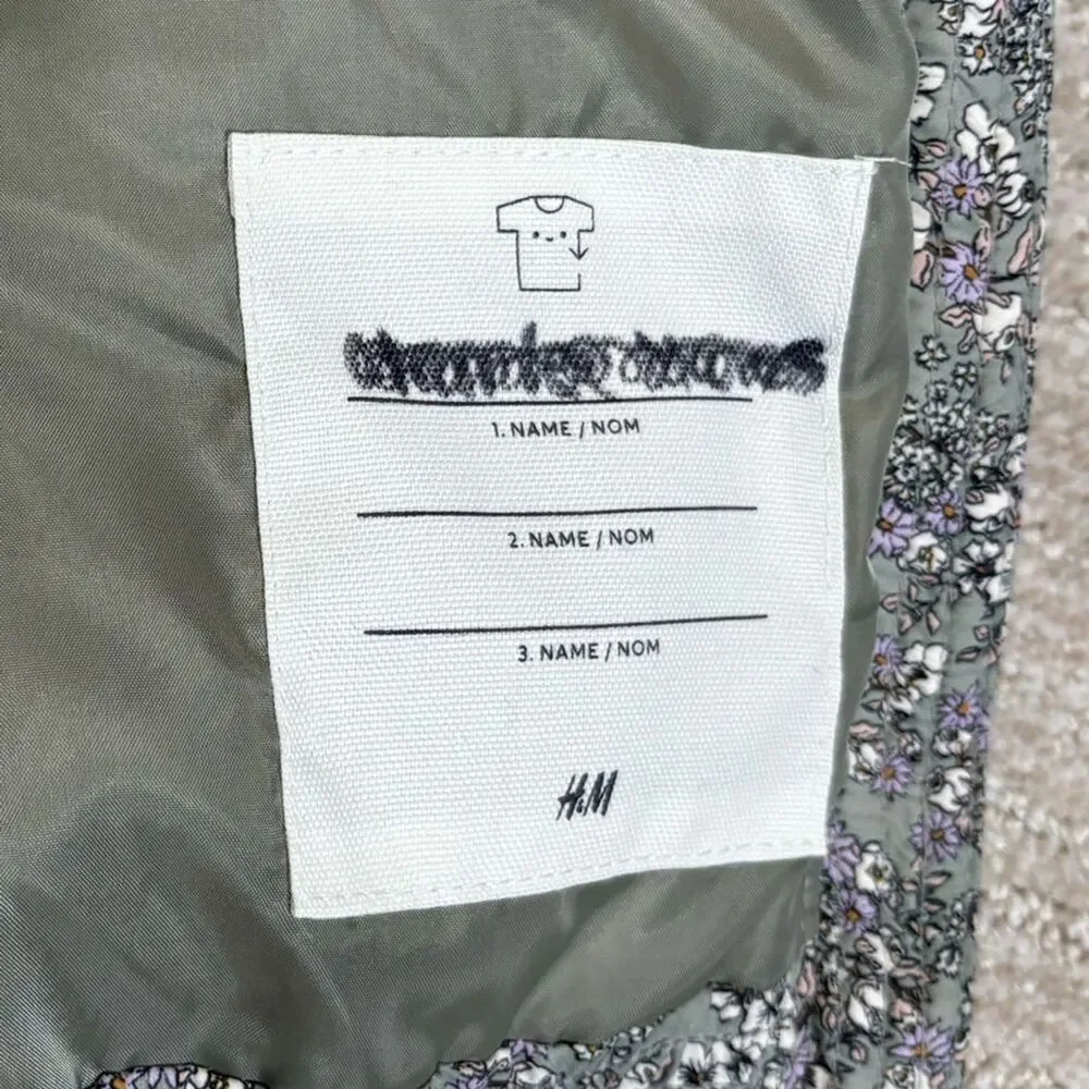 H&M fabric shell